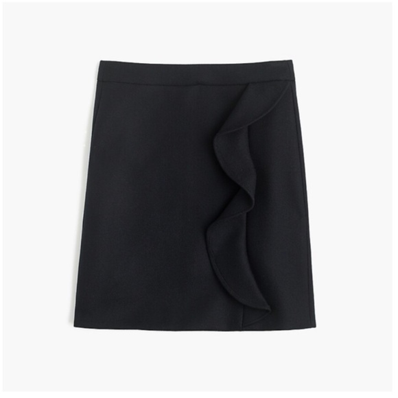 J. Crew Dresses & Skirts - { J.Crew } Wool Fringe Mini Skirt